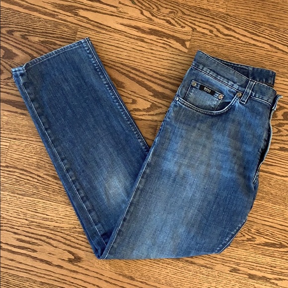 hugo boss men's stretch jeans